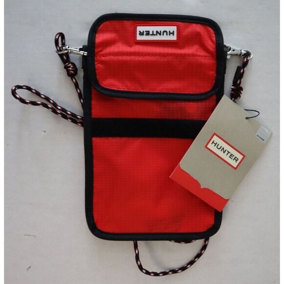 Hunter UBP7012KBM One Size Red Original Packable Phone Pouch Crossbody Bag - Picture 5 of 8